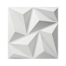 20pcs ART3DWALLPANELS 3D Diamond Texture PVC Wall Panels - Perfect for Modern TV Backgrounds, Living Rooms, Bedrooms & Offices - Easy to Install, 29.97x29.97 cm, White Geometric Design, ART3DWALLPANELS